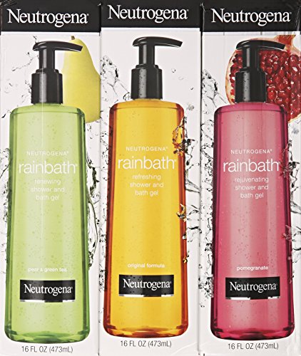 Neutrogena Rainbath Pear and Green Tea bottle with renewing lather