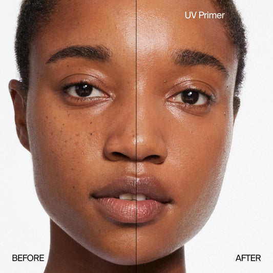 Close-up of Neutrogena SPF30 primer wand applying smoothly for base