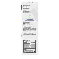 Neutrogena sunscreen used as a makeup primer for a smooth base.