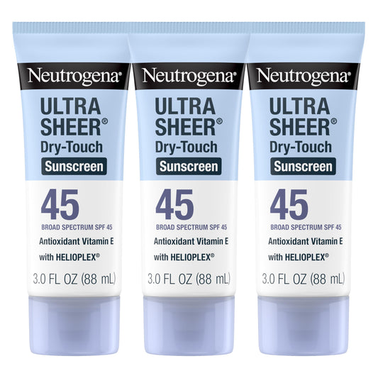 Neutrogena Ultra Sheer Dry-Touch face SPF 45 travel pack for on-the-go protection