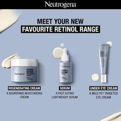 Neutrogena Visible Repair Serum appears refreshed and smooth on skin