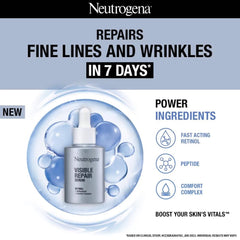 Neutrogena Visible Repair Serum creamy lightweight texture on skin