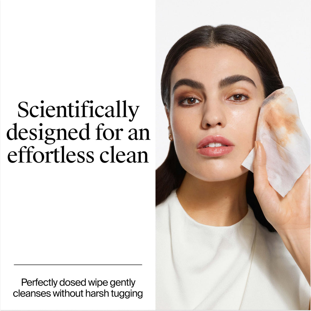 Neutrogena waterproof mascara removal wipe in action