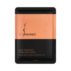 NEW ANGANCE Mask charcoal paste close-up for deep pore cleansing.
