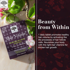 New Nordic Hair Volume Tablets capsules shown for daily use.