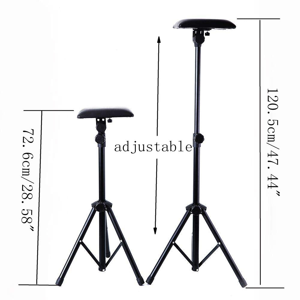 New Star Tattoo tripod legs provide stable, non-slip support on any surface
