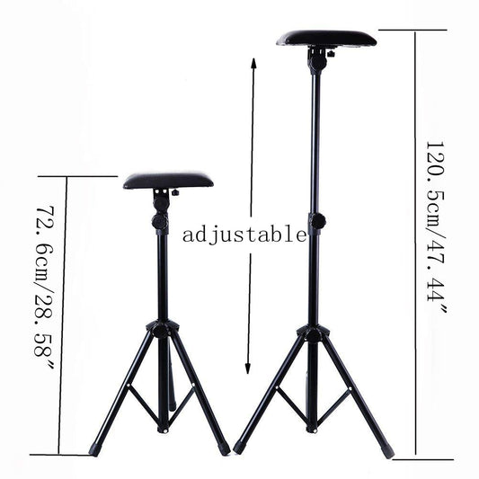 New Star Tattoo tripod legs provide stable, non-slip support on any surface