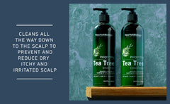 New York Biology Tea Tree Conditioner supports hair growth appearance with strengthened strands.
