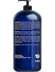 New York Biology Tea Tree Mint Body Wash foamy lather ready to cleanse skin.