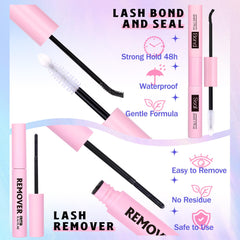 Newcally DIY lash application tweezers for precise placement.