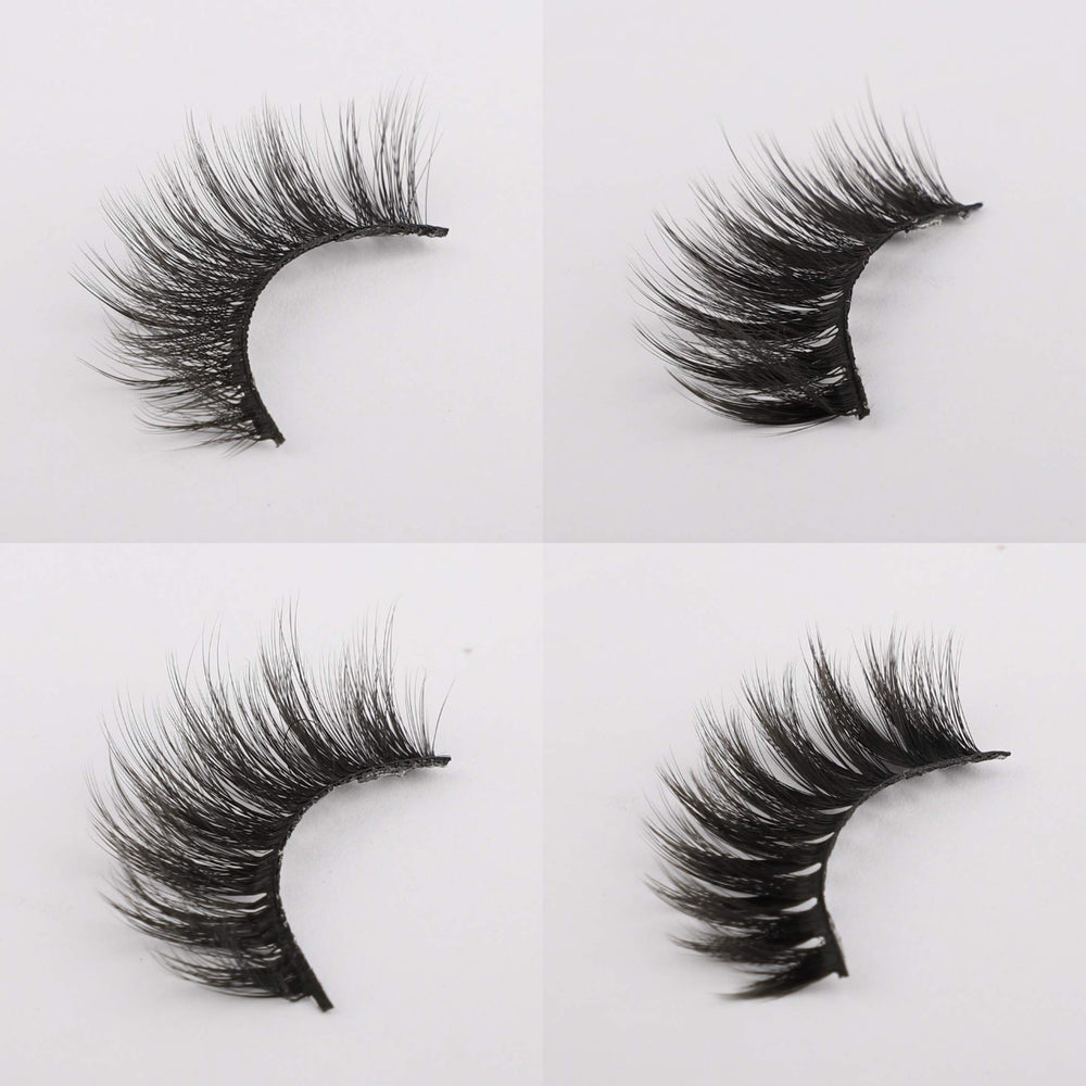 Newcally durable lashes reusable up to 10-15 times with proper care.