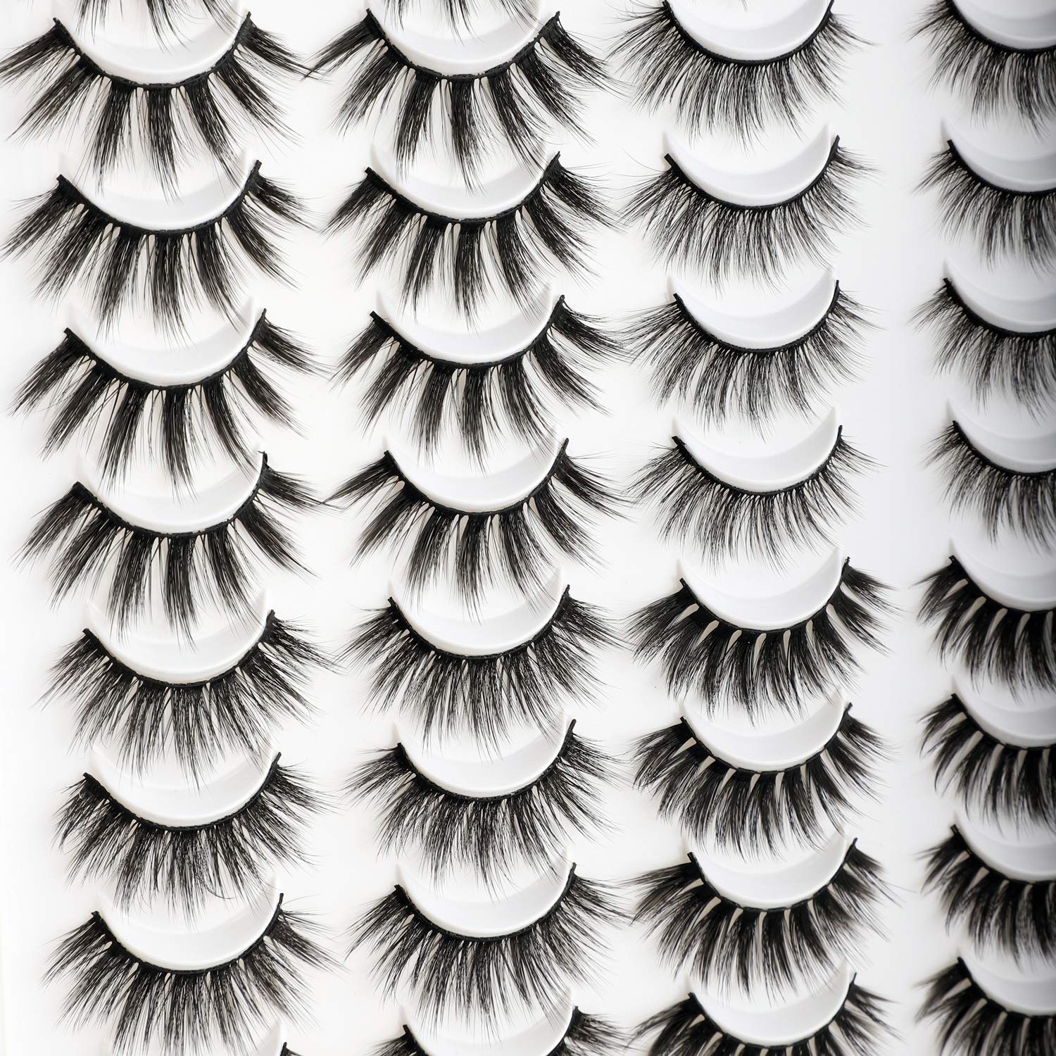 Newcally full-strip glam lashes designed for dramatic eye looks.