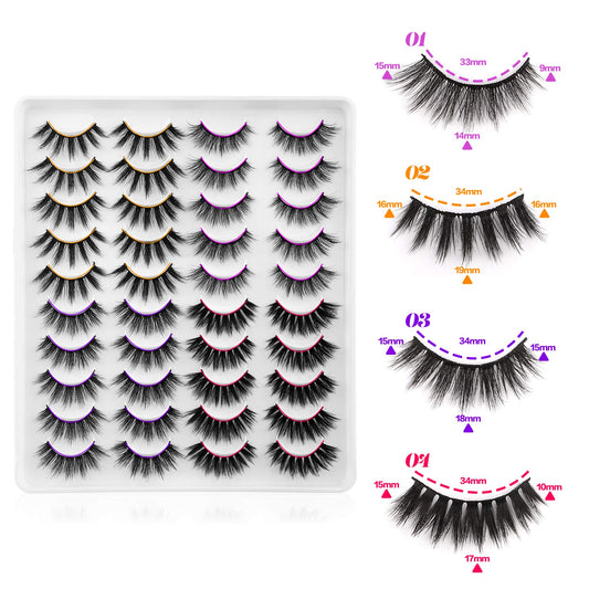 Newcally handcrafted lashes close-up showing precise knot details.