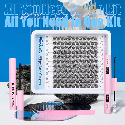 Newcally lash bond and seal for secure hold.