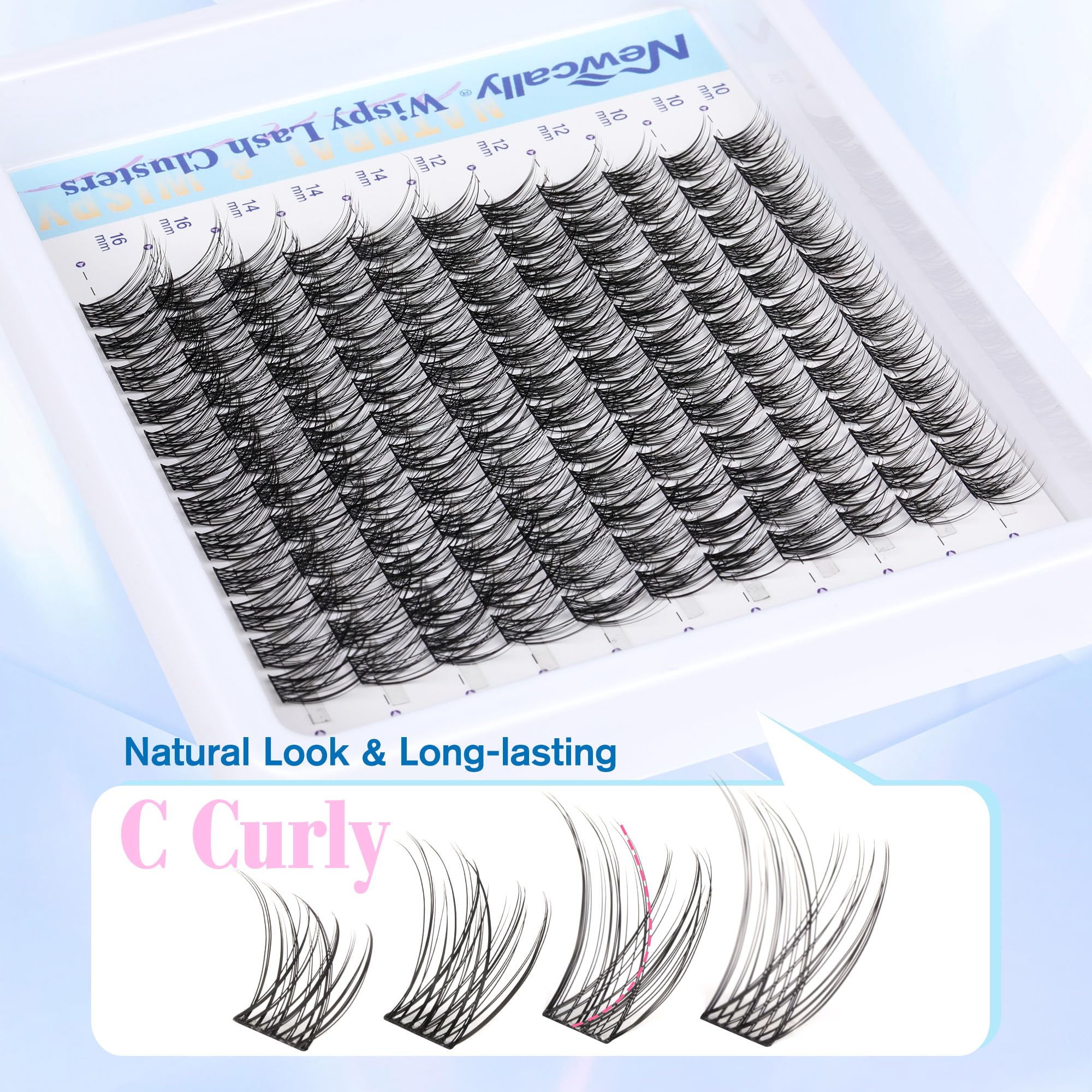 Newcally lash remover tool for easy at-home cleanup.
