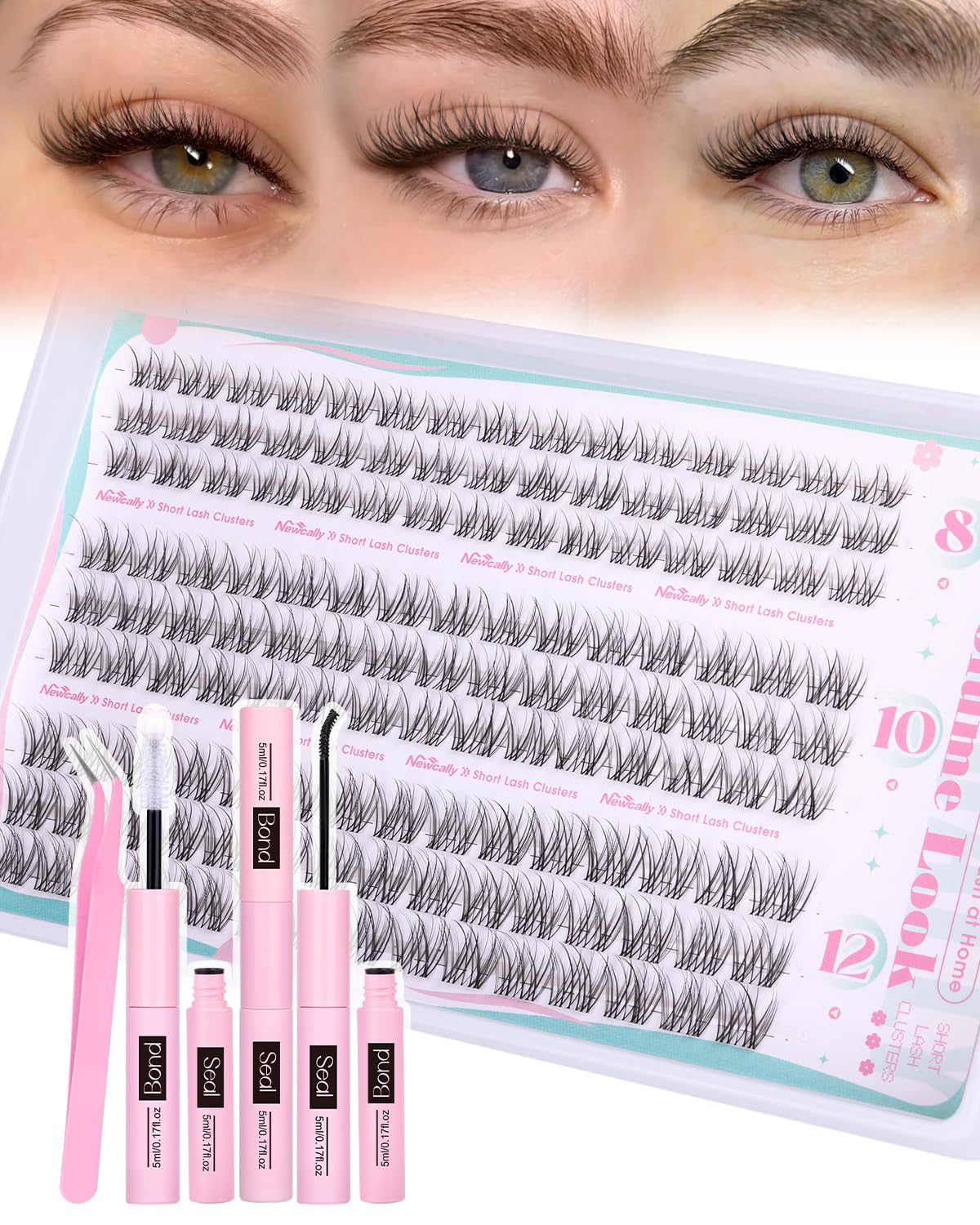 Newcally lightweight lash band offers comfortable wear that stays in place