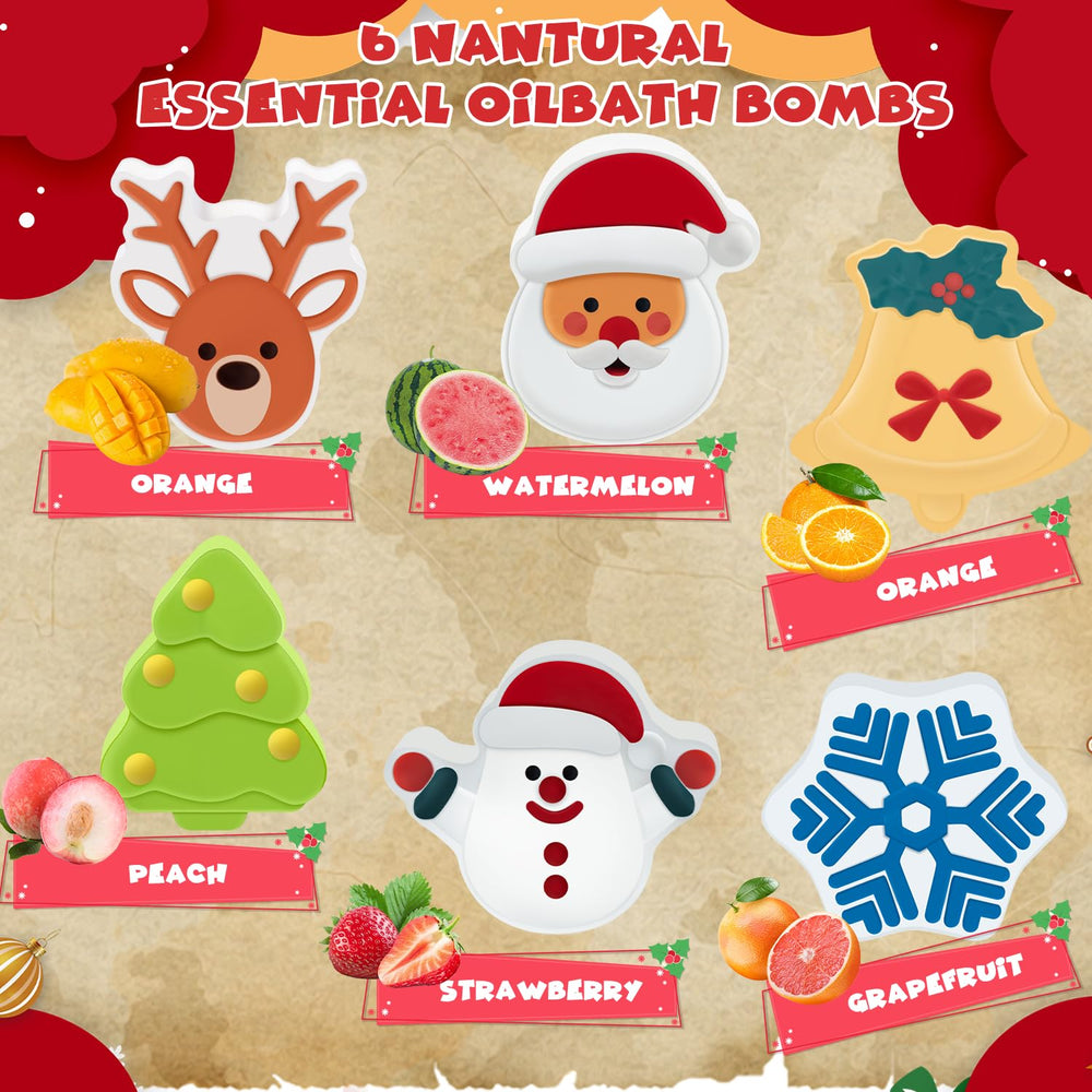 NEWFEIFAN Christmas stocking stuffer bath bombs bring festive cheer.