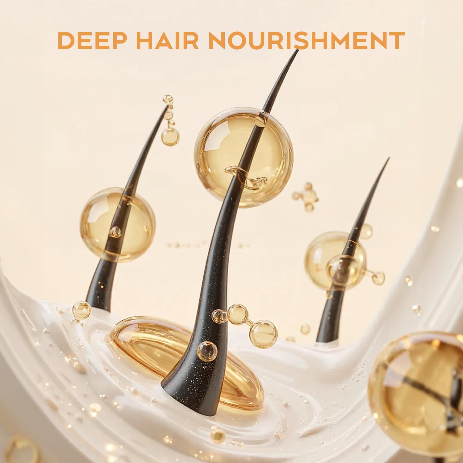 NEWREY Hydrating Conditioner frizz-smoothing on hair surface in use