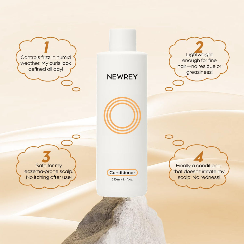 NEWREY Hydrating Conditioner with Shampoo pairing promotes amplified results