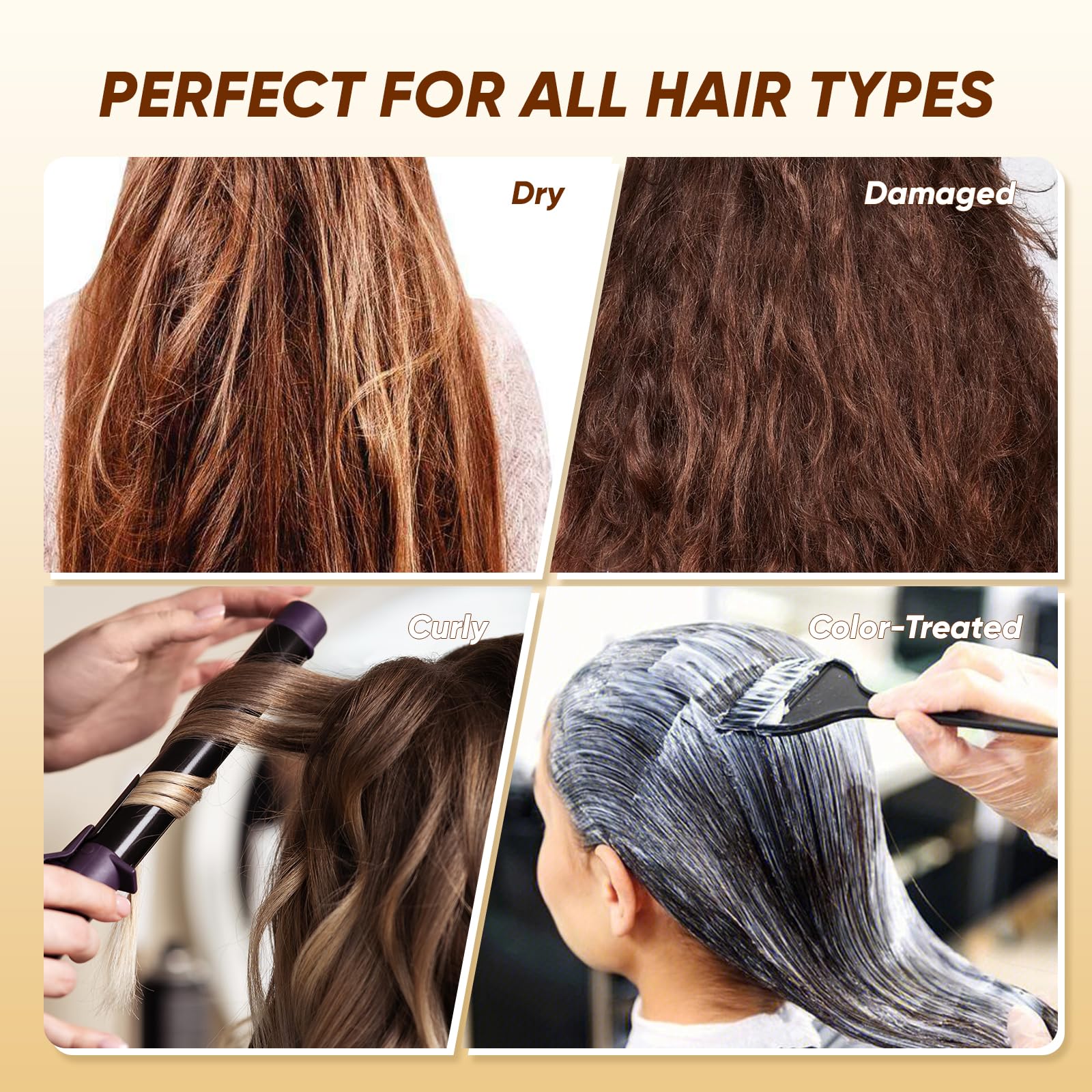 NEWUREHO color-treated hair-safe formula for chemically processed tresses.