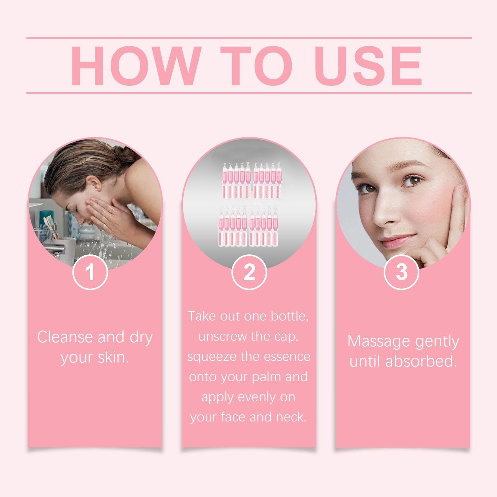 NEWUREHO PDRN PinkOne Serum being applied for quick moisturization