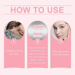 NEWUREHO PDRN PinkOne Serum being applied for quick moisturization