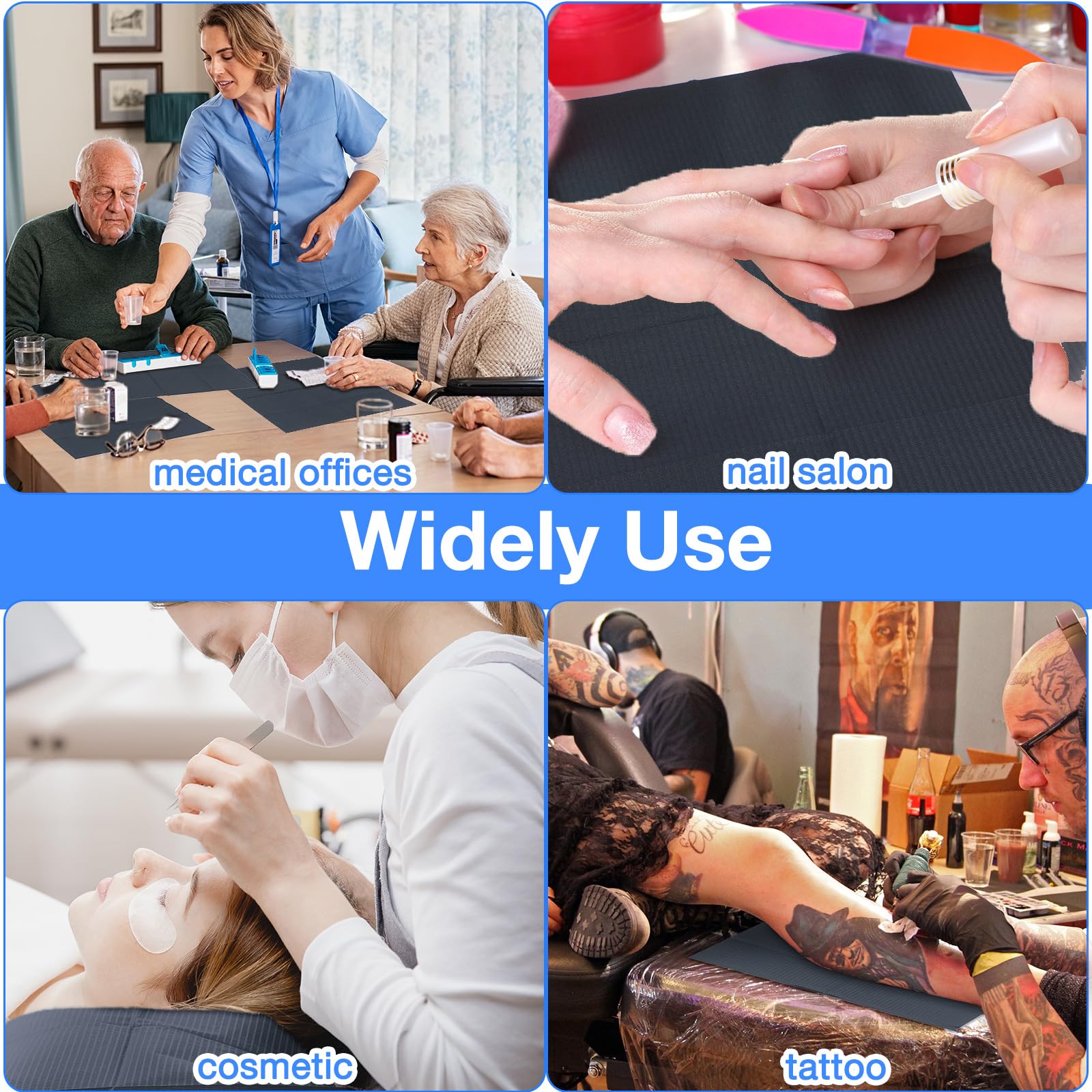 Newwiee nail and tattoo supplies kit for mess-free setups