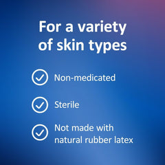 Medium Nexcare patch shown on a larger blemish