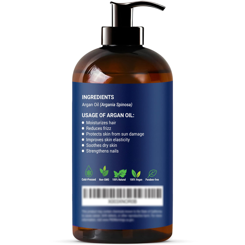 Nexon Botanics Argan Oil multi-use beauty solution for face, hair, and body.