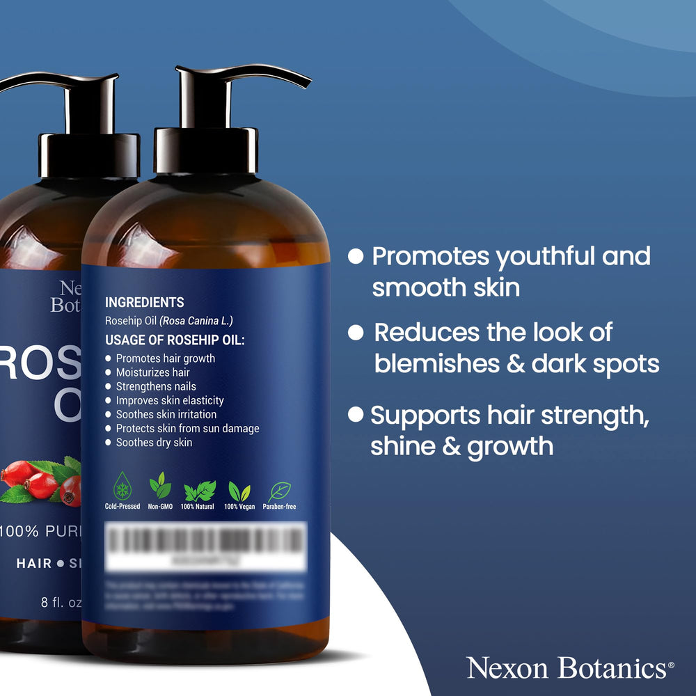 Nexon Botanics Rosehip Oil for skin care suitable for all skin types