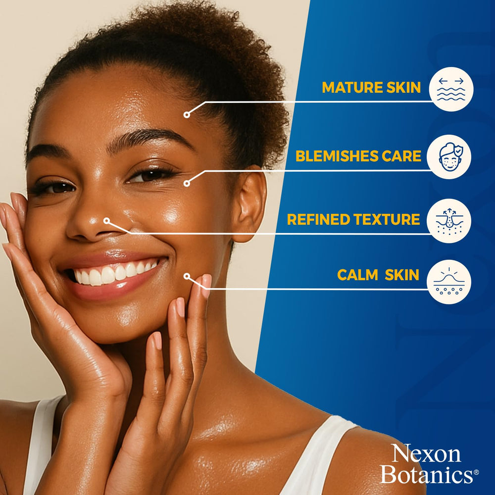 Nexon Botanics Sweet Almond Oil blend adds nourishing warmth