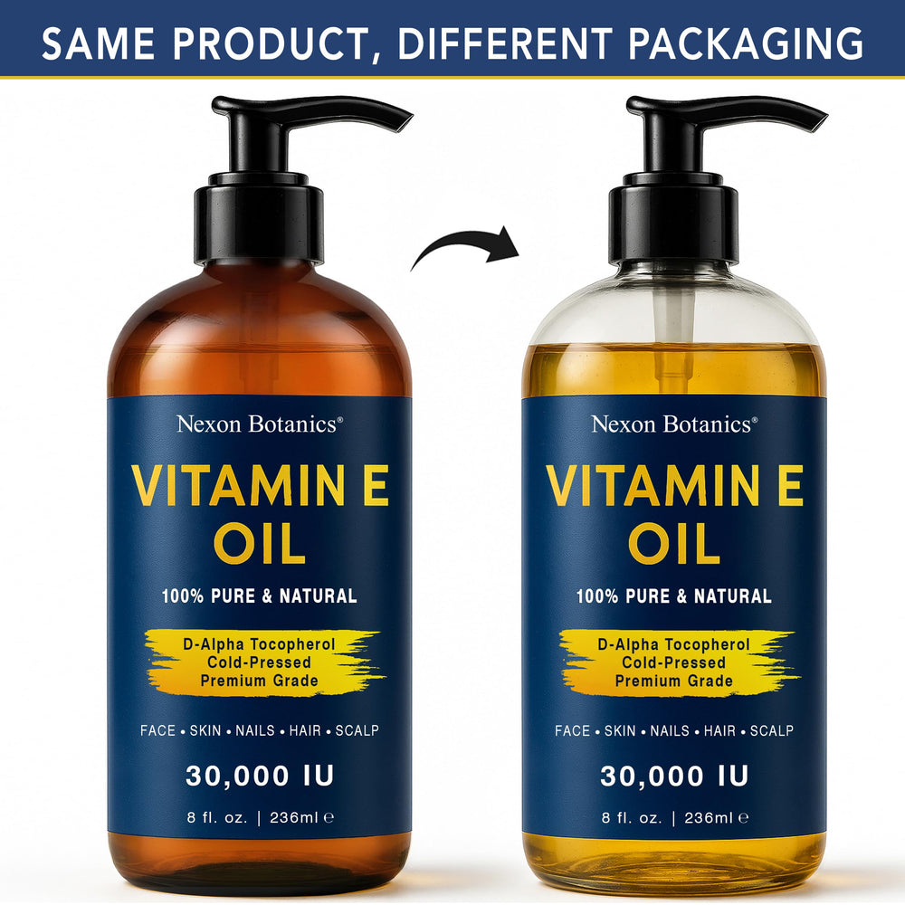 Nexon Botanics Vitamin E Oil texture application on skin