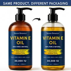 Nexon Botanics Vitamin E Oil texture application on skin