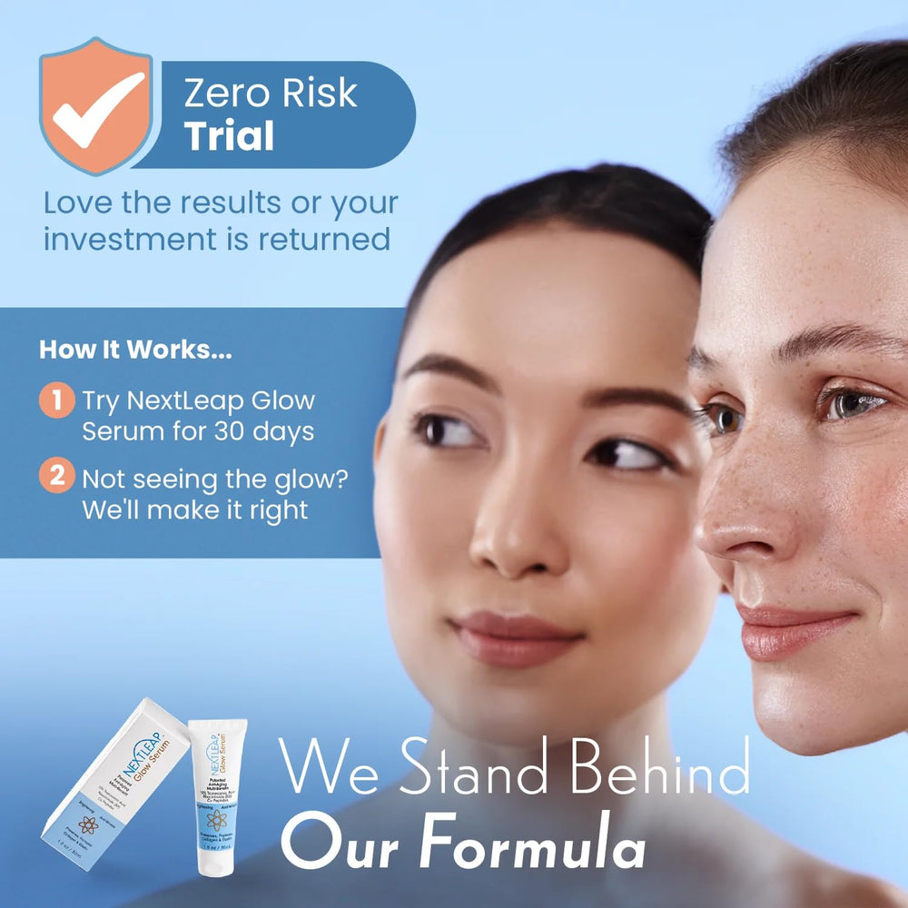 Next Leap Niacinamide Copper Peptides complex highlights collagen support and radiance.