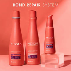 Nexxus Amino Bond conditioner jar emphasizing smoothing and resilience benefits