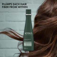 Nexxus Diametress Elastin Protein visual highlighting added elasticity for hair resilience.