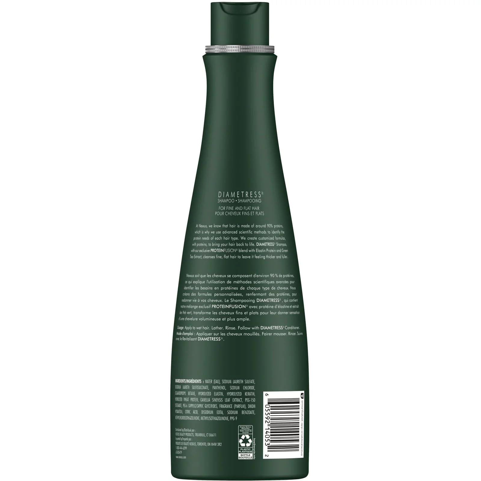 Nexxus Diametress two-pack on shelf highlighting volume routine value.