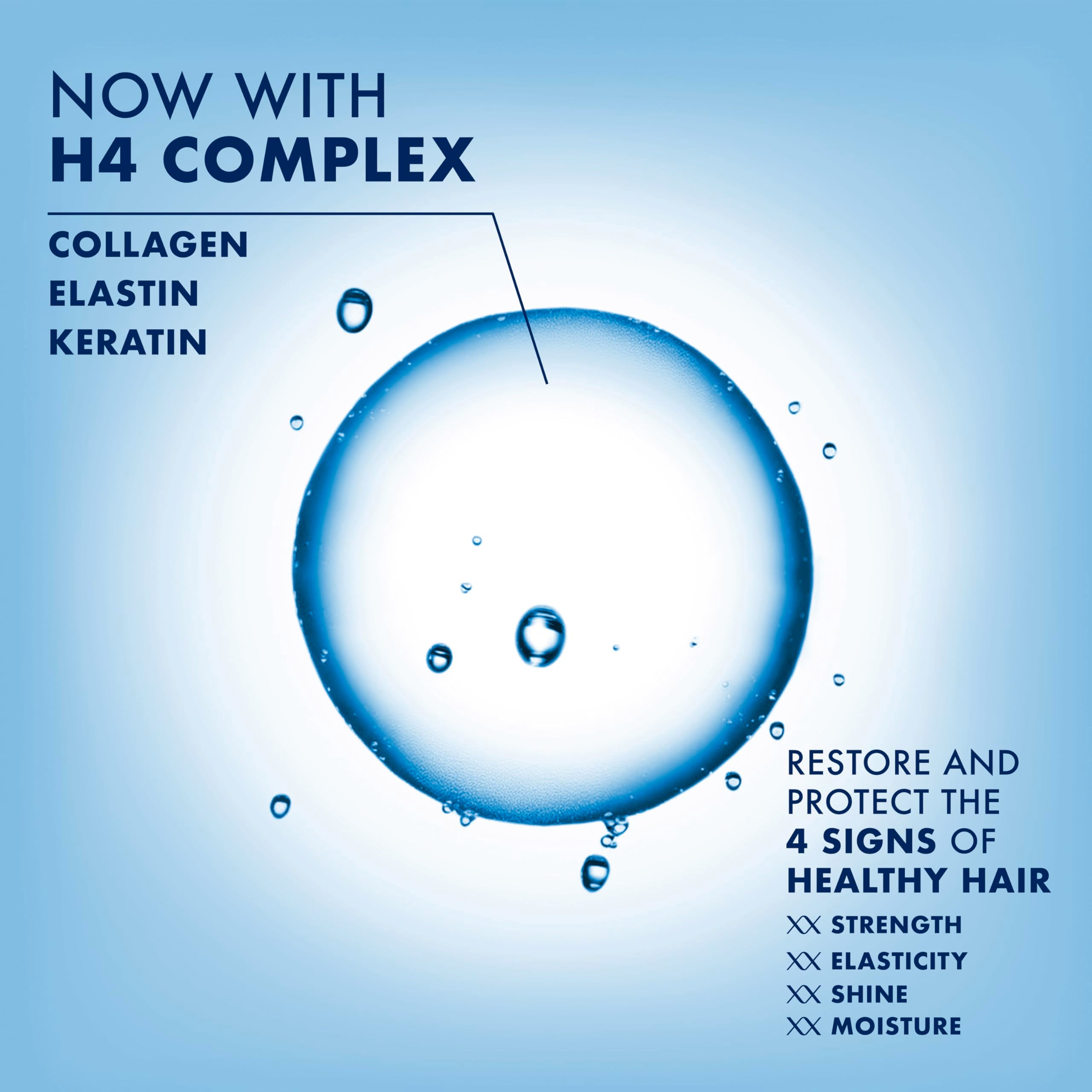 Hair texture after use showing shine and softness with Nexxus Humectress