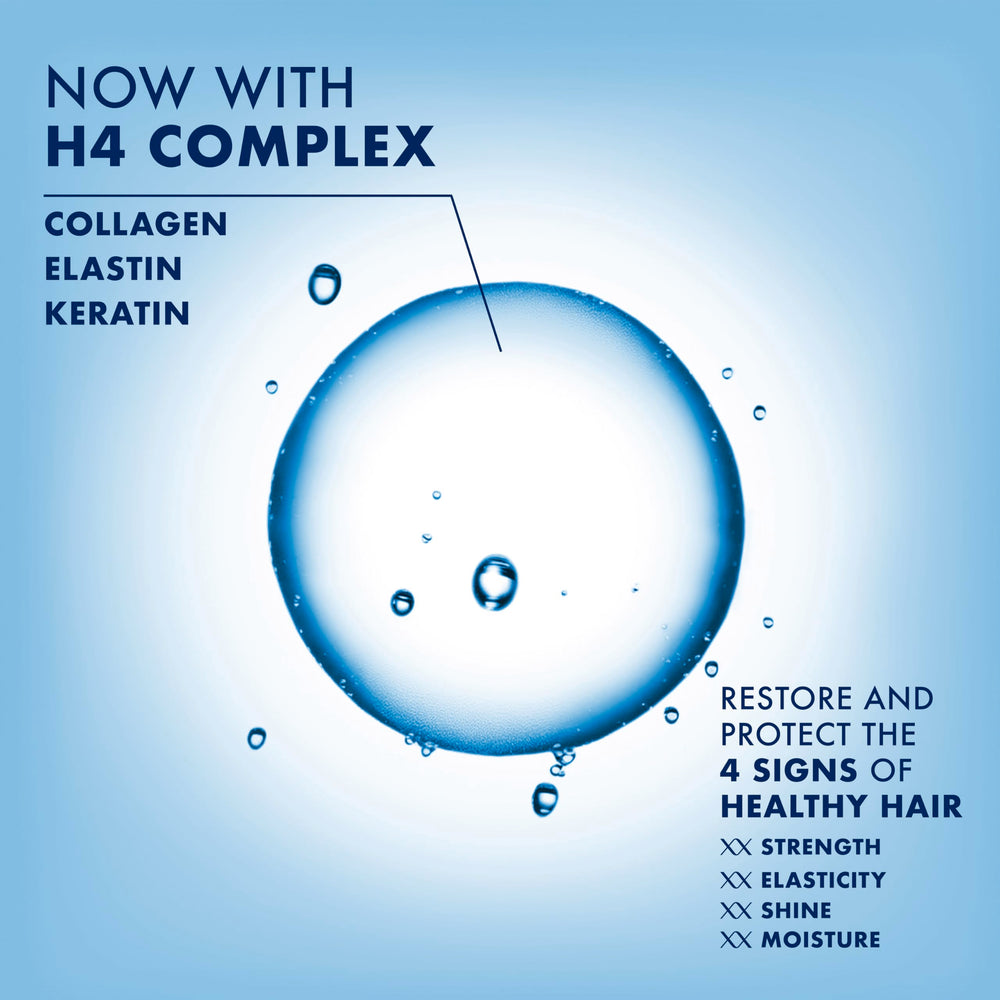 Hair texture after use showing shine and softness with Nexxus Humectress