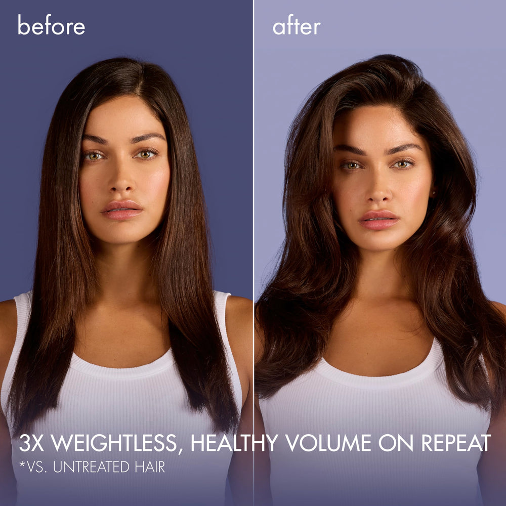 Nexxus humidity protection helps maintain style throughout the day.