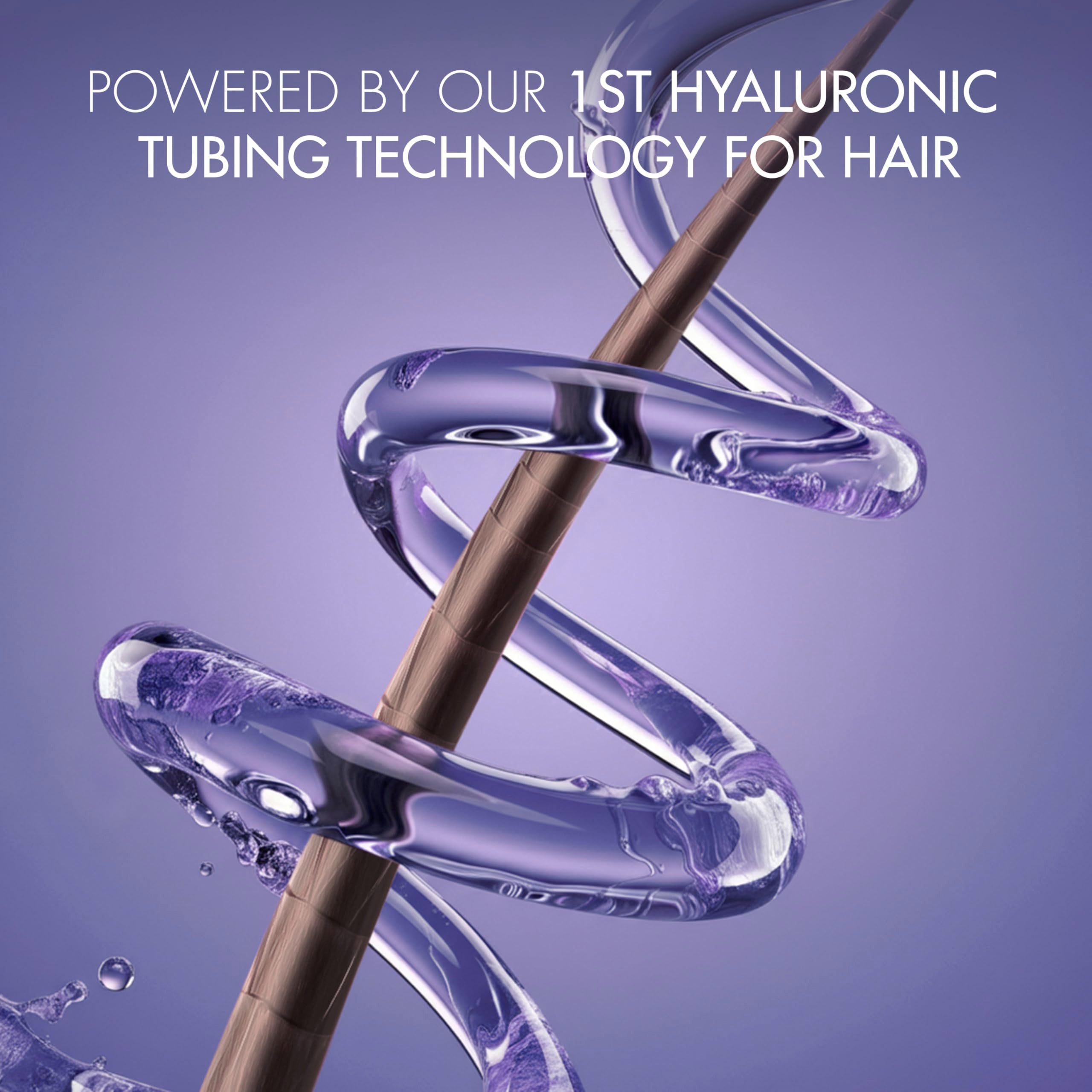 Nexxus Hy-Volume Shampoo label showcases ProteinFusion with collagen and hyaluronic acid.