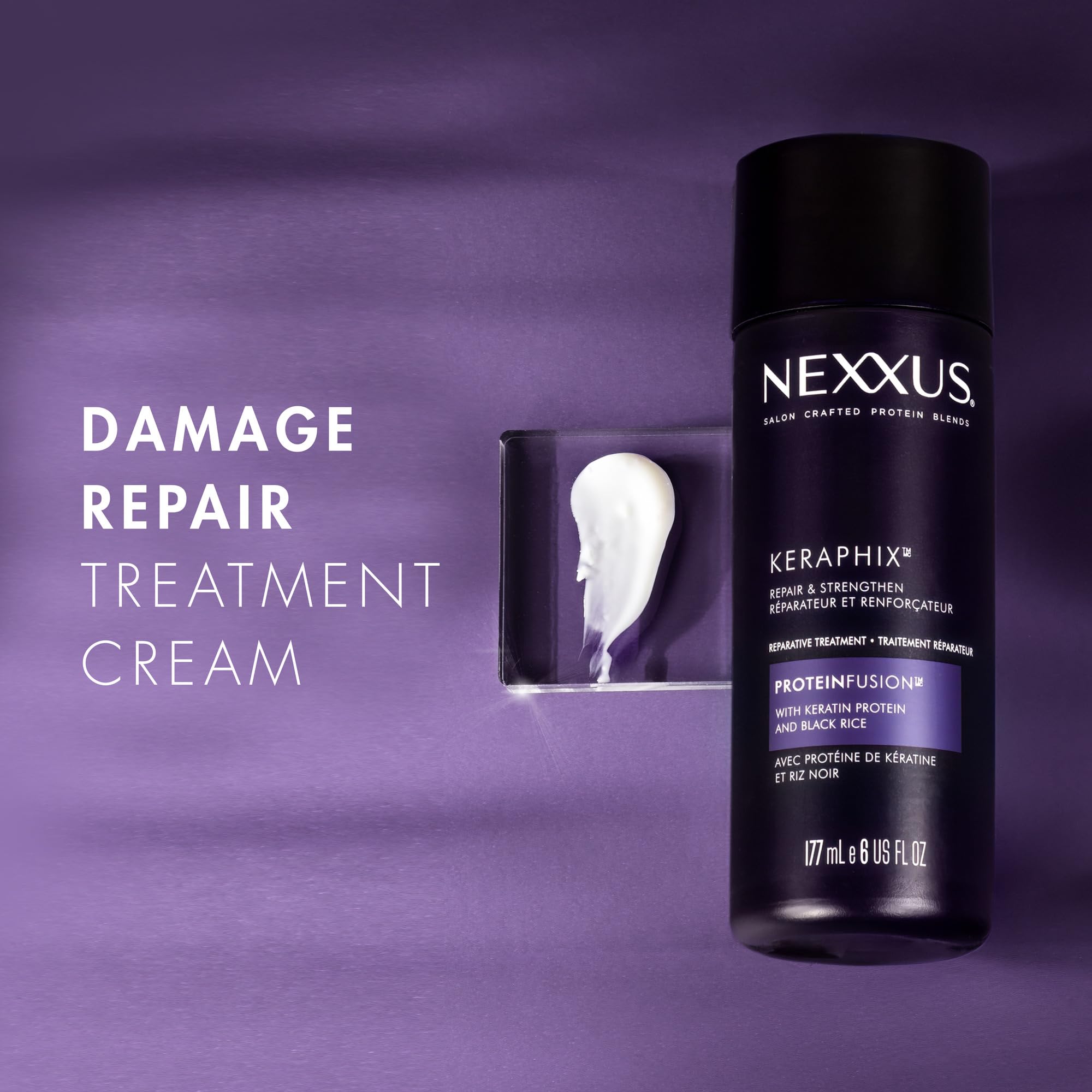Nexxus Keraphix collection with shampoo and conditioner pairing