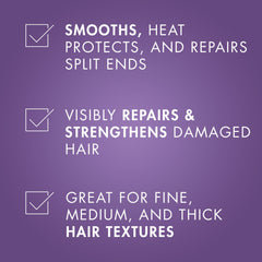Nexxus Keraphix application on damp hair during treatment