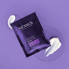 Nexxus Keraphix masque in shower scene captures daily conditioning ritual