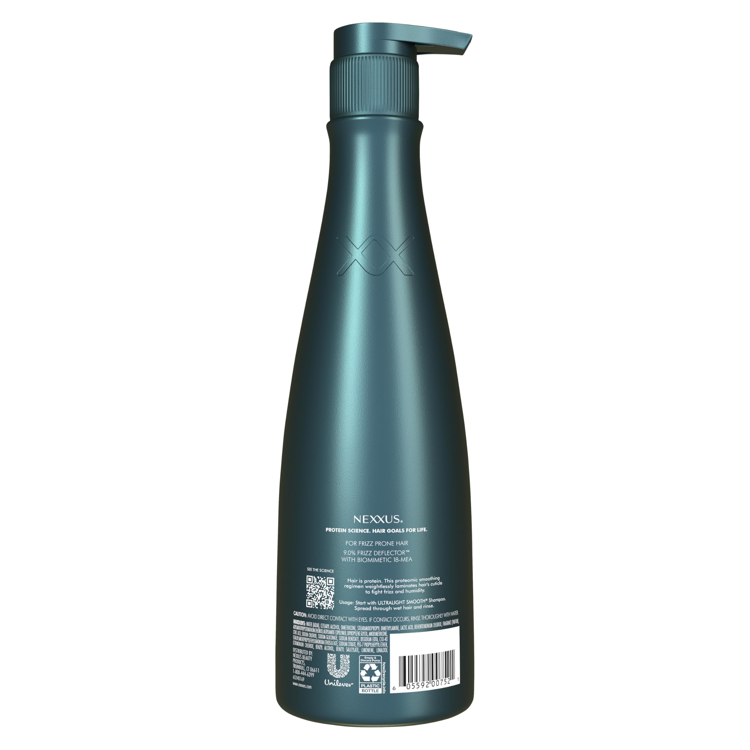 Nexxus Ultralight Smooth Conditioner close-up of bottle spout for easy application
