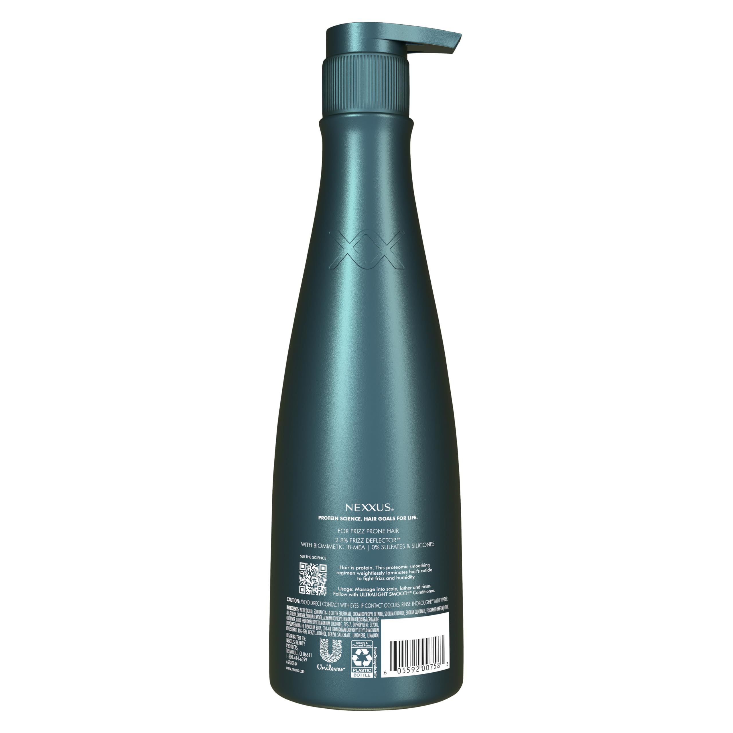 Nexxus Ultralight Smooth Shampoo close-up of rich lather