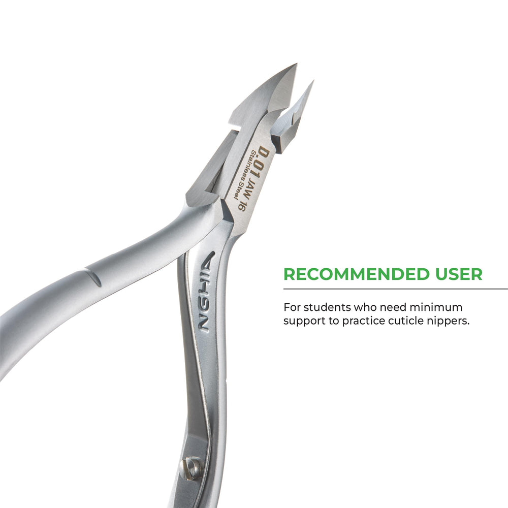 NGHIA Cuticle Nipper D-01 sturdy construction for regular use