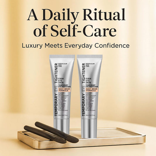 NGTPKY Perfection Eye Tightener Cream bottle closeup shows silky formula for quick absorption