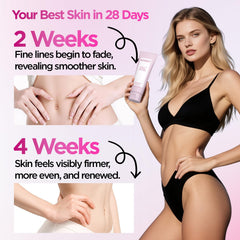 NIAWIT Firming Smoothing on thighs shows smoother surface.