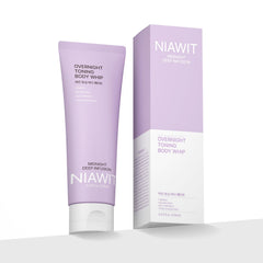 NIAWIT Overnight Toning Body Whip arm crepey skin – firm and hydrate while you sleep.